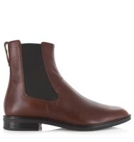 Vagabond Frances 2.0 boots met elastische schacht Bruin Leer Chelsea boots Dames - thumbnail