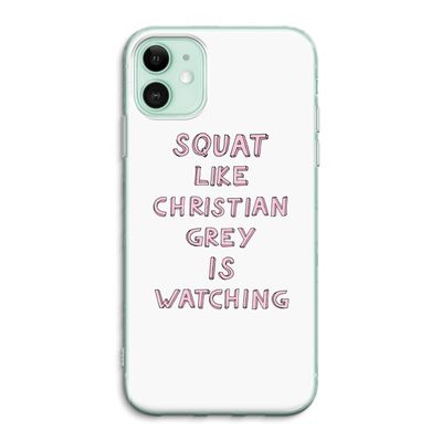 Christian Grey: iPhone 11 Transparant Hoesje