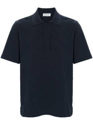 Lanvin polo en coton à manches courtes - Bleu