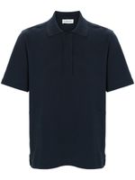 Lanvin short-sleeve cotton polo shirt - Bleu - thumbnail