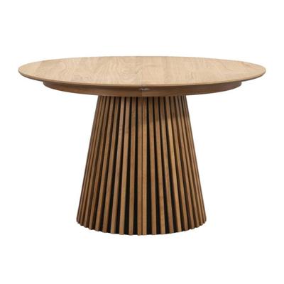 Leen Bakker - Eettafel Irene - Walnoot - Uitschuifbaar - MDF - Bruin - 120x120x75 Cm