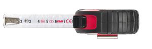 BMI 472 twoCOMP rolmaat 8 m Acrylonitrielbutadieenstyreen (ABS) Zwart, Rood