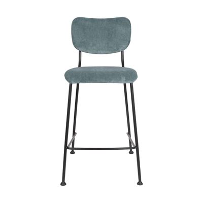 Zuiver Benson barkruk H65 Grey Blue
