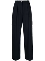 Claudie Pierlot pantalon ample à poches cargo - Bleu