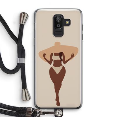 Let's get salty: Samsung Galaxy J8 (2018) Transparant Hoesje met koord