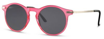 CWI zonnebril panto dames cat. 3 roze/zwart CWI zonnebril panto dames cat. 3 roze/zwart