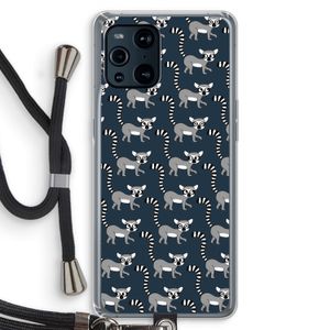 Makis: Oppo Find X3 Transparant Hoesje met koord