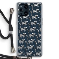 Makis: Oppo Find X3 Transparant Hoesje met koord
