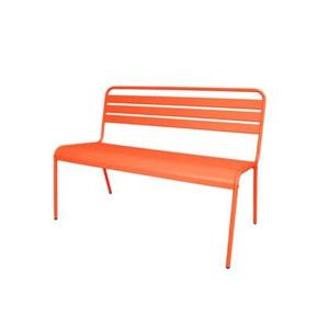 MaximaVida metalen tuinbank Max 120 cm oranje