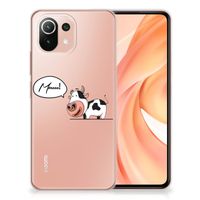 Xiaomi Mi 11 Lite | 11 Lite 5G NE Telefoonhoesje met Naam Cow - thumbnail