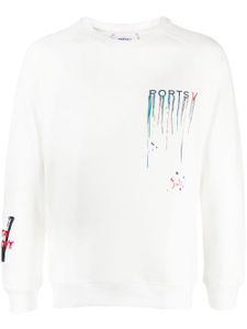 Ports V sweat à effet taches de peinture - Blanc