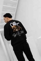 Off The Pitch Lion Trainingspak Heren Zwart - Maat L - Kleur: Zwart | Soccerfanshop