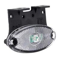 Breedtelamp/pendellamp wit + hoeksteun LED