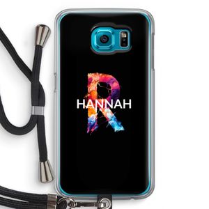 Abstract Spectrum: Samsung Galaxy S6 Transparant Hoesje met koord