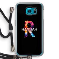 Abstract Spectrum: Samsung Galaxy S6 Transparant Hoesje met koord