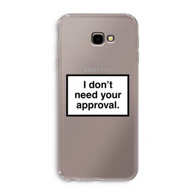 Don't need approval: Samsung Galaxy J4 Plus Transparant Hoesje