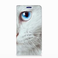 Samsung Galaxy S10e Hoesje maken Witte Kat - thumbnail