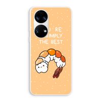 You're Shrimply The Best: Huawei P50 Transparant Hoesje
