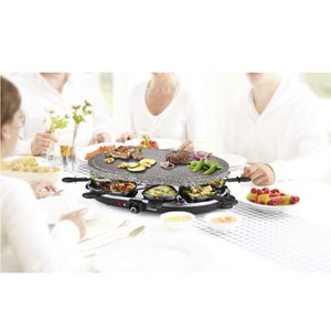 Princess 162720 Raclette 8 Oval Stone Grill Party