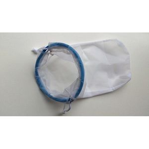 Aquaholland Gafzak Nylon 10 cm 400 micron Blauwe Ring