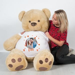 Teddybeer XXL met foto