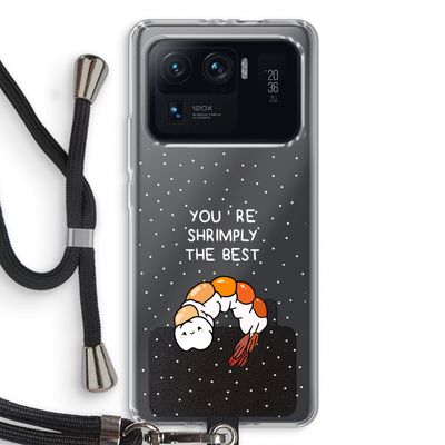 You're Shrimply The Best: Xiaomi Mi 11 Ultra Transparant Hoesje met koord