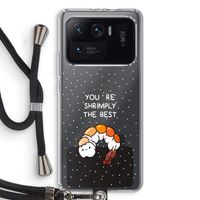 You're Shrimply The Best: Xiaomi Mi 11 Ultra Transparant Hoesje met koord