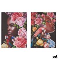 Canvas Gift Decor Canvas 50 x 3 x 70 cm 70 x 50 x 1,5 cm Vrouw
