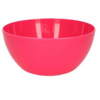 Plasticforte Schaaltjes - kunststof - kommetjes - dessert/ontbijt - D14 x H6 cm - fuchsia roze