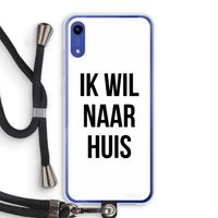 Ik wil naar huis: Honor Play 8A Transparant Hoesje met koord
