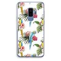 Kleurrijke papegaaien: Samsung Galaxy S9 Plus Transparant Hoesje