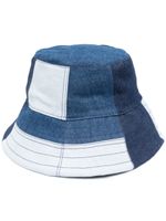 AMBUSH bob en jean à design patchwork - Bleu