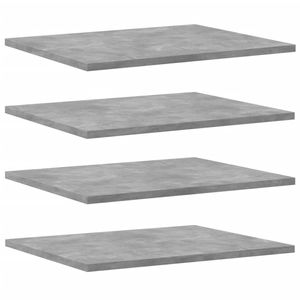 vidaXL Wandschappen 8 st 40x50x1,5 cm bewerkt hout betongrijs