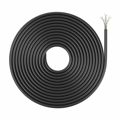 Stevige UTP-netwerkkabel Cat6 Aisens AWG23 Zwart 305 m
