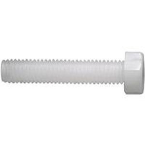 TOOLCRAFT 830245 Zeskantbout M4 25 mm Buitenzeskant DIN 933 Kunststof, Polyamide 10 stuk(s)