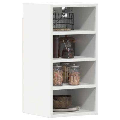 Hangkast 30x29,5x60 cm bewerkt hout wit