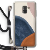 Geo #1: Samsung Galaxy A8 (2018) Transparant Hoesje met koord