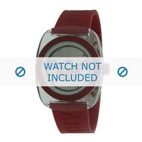 Armani horlogeband AR1030 Rubber Rood