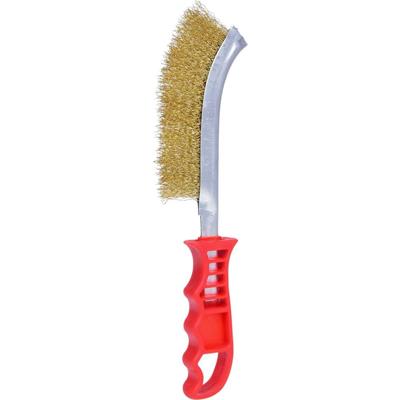 KS Tools 201.2302 Messing draadborstel voor algemeen gebruik, 250 mm