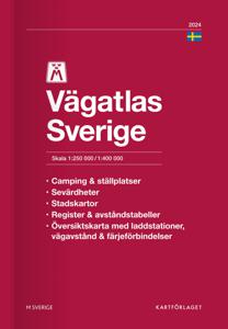 Wegenatlas Sverige Vägatlas 2024 - Zweden | Norstedts