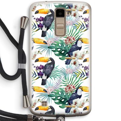 Tukans: LG K10 (2016) Transparant Hoesje met koord