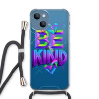 Be Kind: iPhone 13 Transparant Hoesje met koord