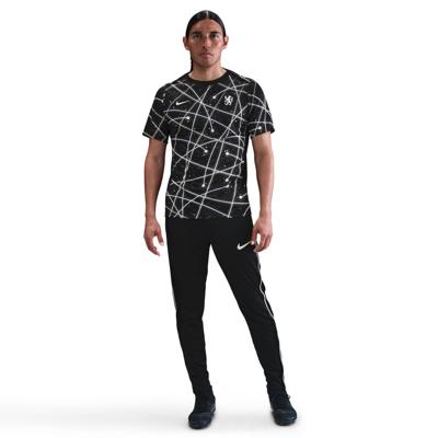 Nike Chelsea Pre-Match Trainingsshirt 2025-2026 Zwart Wit