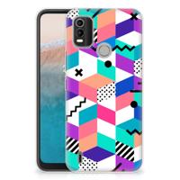 Nokia C21 Plus | TPU Hoesje | Blokken Kleurrijk Nokia C21 Plus | TPU Hoesje | Blokken Kleurrijk