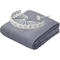 Pro Plus Tenttapijt incl. grondzeilpen 15x - grijs - 300 x 400 cm - set