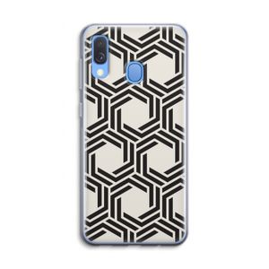 Geometrisch patroon: Samsung Galaxy A40 Transparant Hoesje