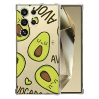 Samsung Galaxy S25 Ultra Hoesje - Avocado Singing TPU Antishock Samsung Galaxy S25 Ultra Hoesje - Avocado Singing TPU Antishock