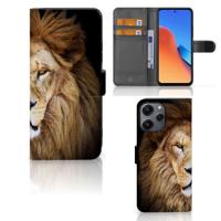 Xiaomi Redmi 12 | Telefoonhoesje | Met pasjeshouder | Leeuw