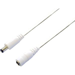 BKL Electronic Laagspannings-verlengkabel Laagspanningsstekker - Laagspanningsbus 5.5 mm 2.1 mm 2.1 mm 3.00 m 1 stuk(s)