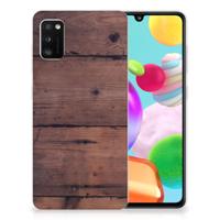 Samsung Galaxy A41 | Bumper Hoesje | Old Wood